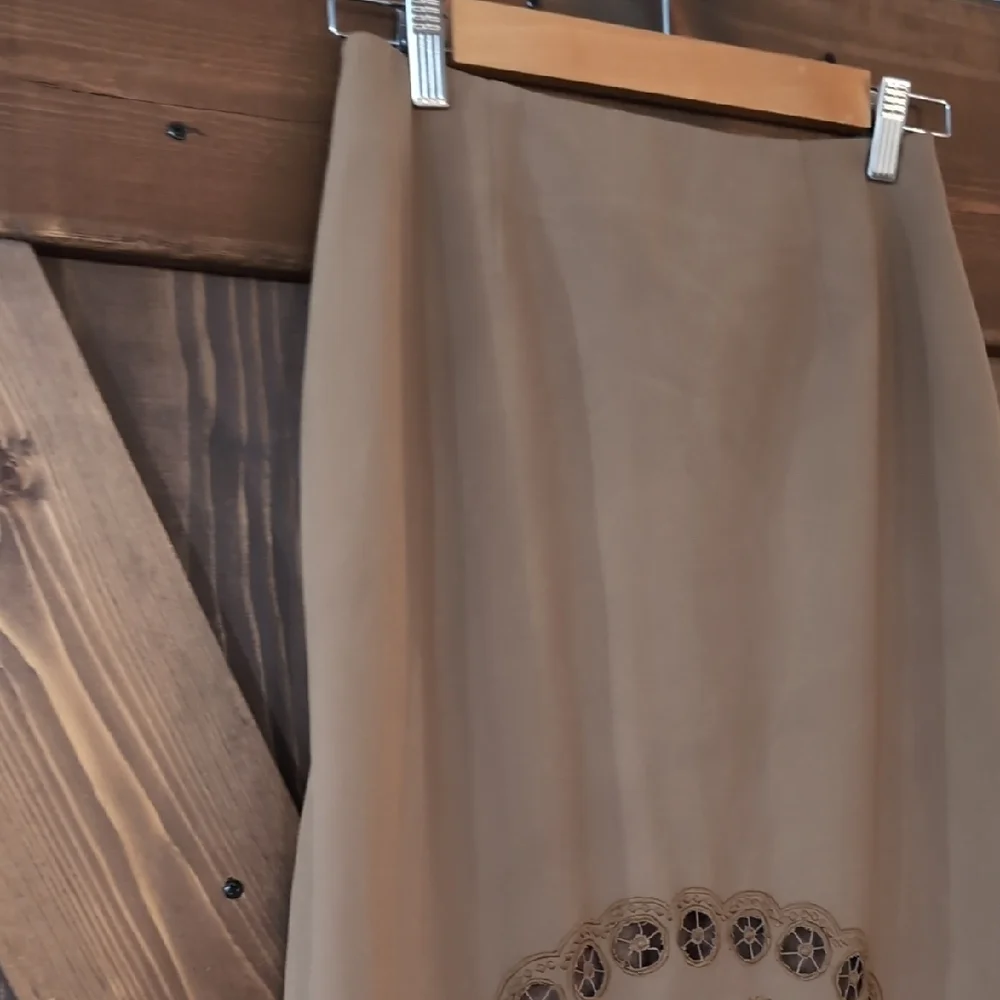 NWT Sea New York Brown Embroidered Pencil Skirt - Picture 4 of 7